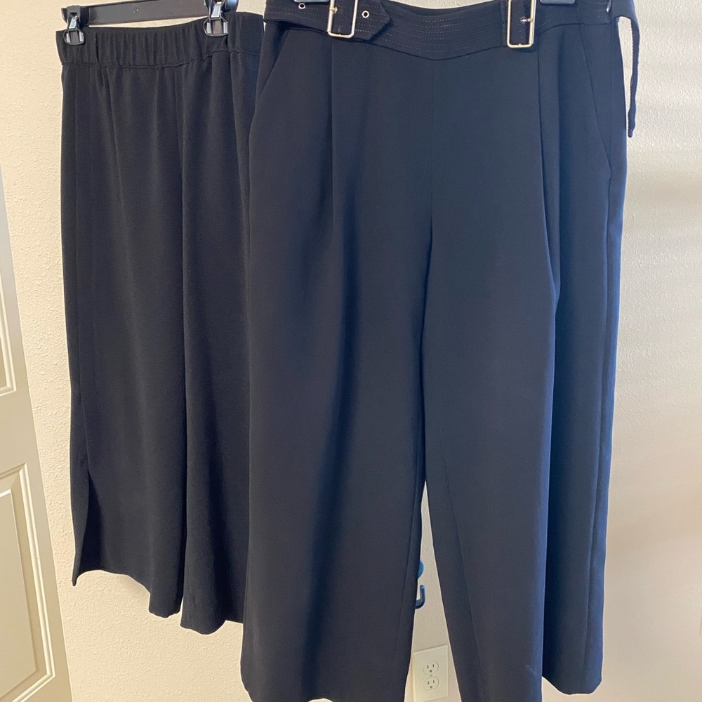 Stylish Black Wide-Leg Pants